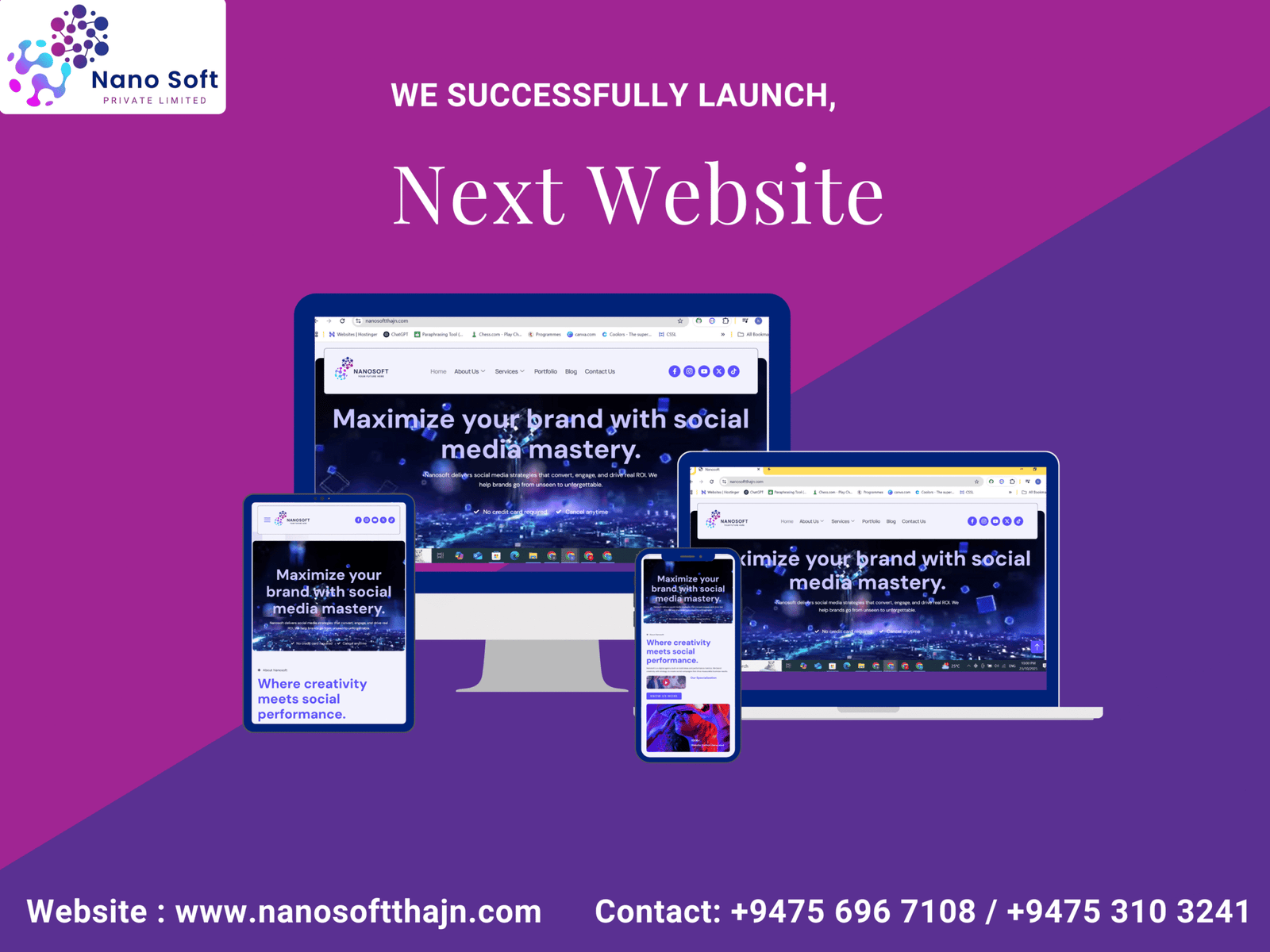 Nanosoft Mockup